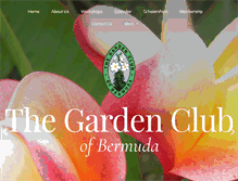 Tablet Screenshot of gardenclubbermuda.org